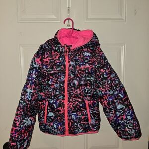 Under Armour Girls Colorful Puffer Jacket Size YSM